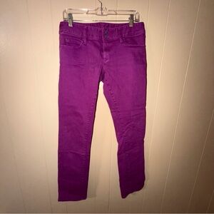 Lilly Pulitzer Vibrant Purple Worth Straight Jeans